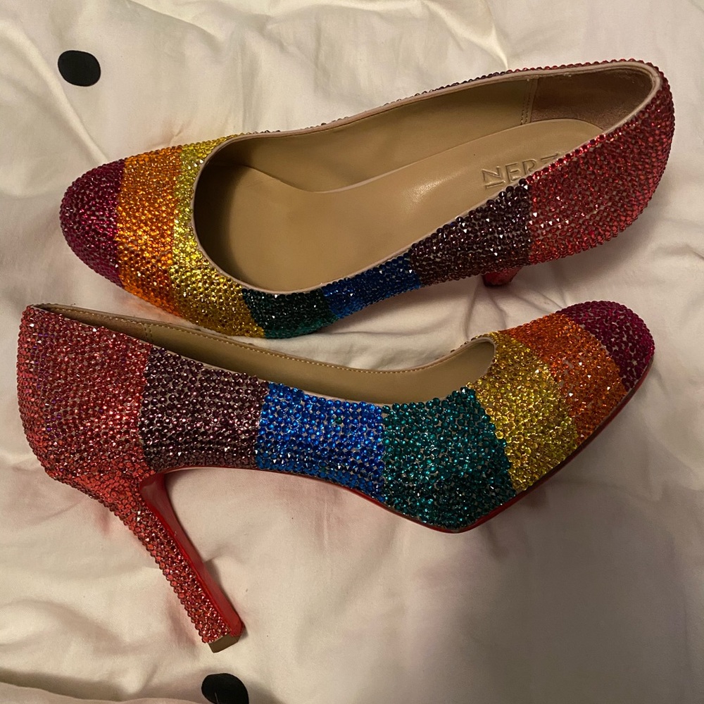 Rainbow Pride Heels